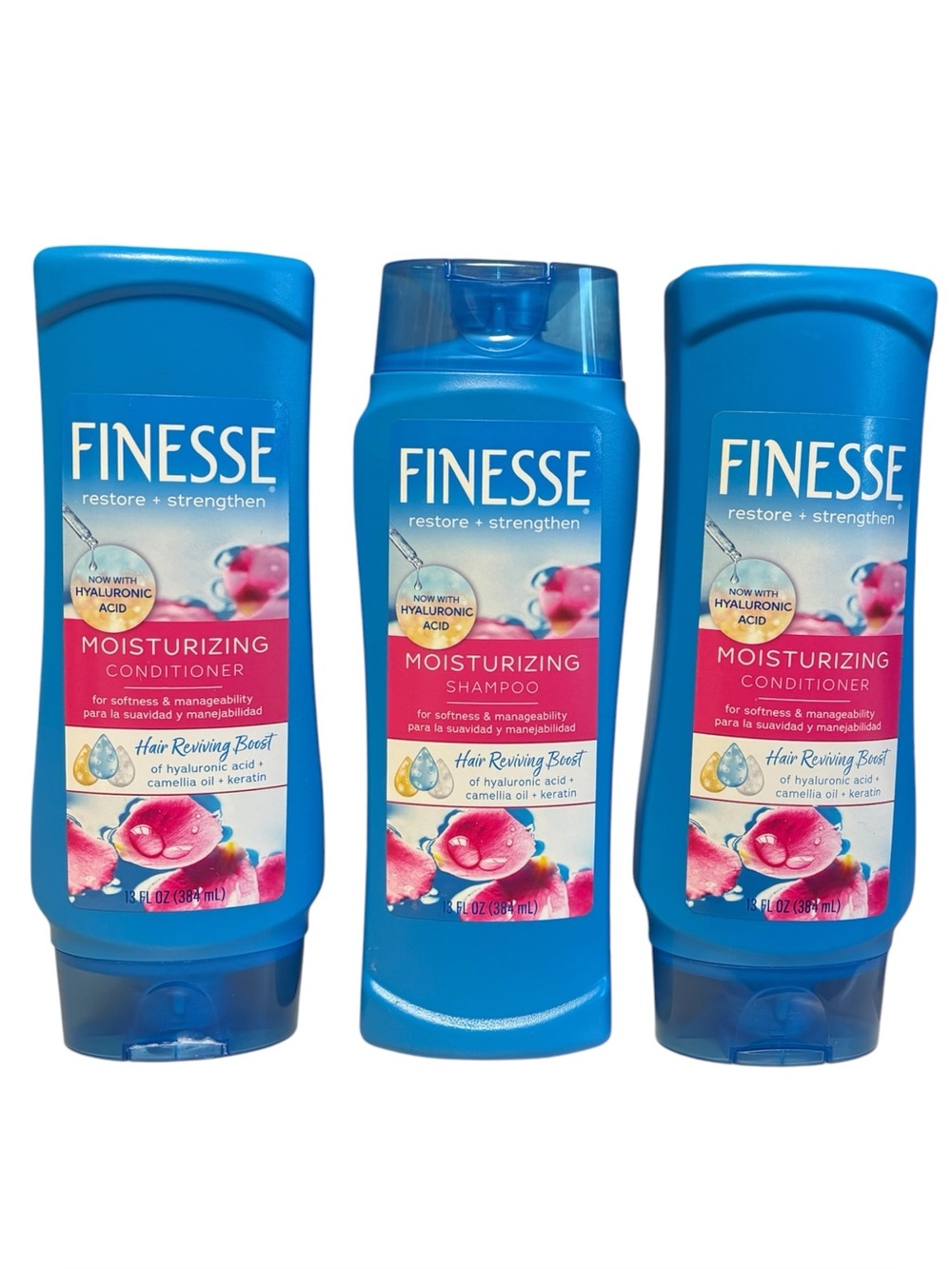 Finesse Moisturizing Shampoo & Conditioner Set of 3
